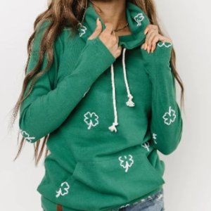 Bit of Luck Ampersand Ave Cowlneck Sweatshirt NWT
